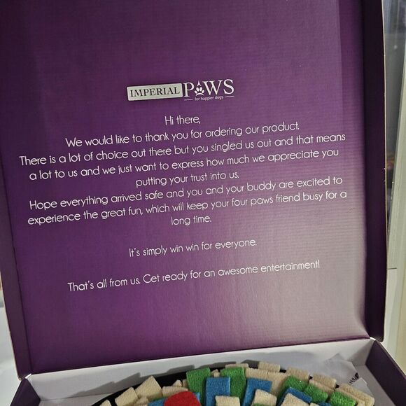 Pet Dog Snuffle Mat Nose Smell Training Sniffing Pad Dog Puzzle Toy - Picture 5 of 5